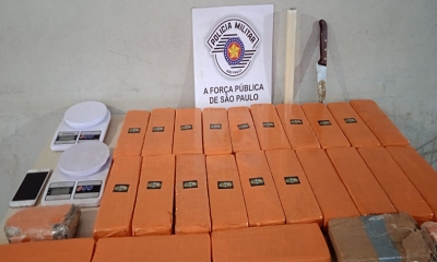 Adolescente é surpreendido com grande quantidade de drogas