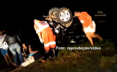 Vereador embriagado causa grave acidente na BR-153