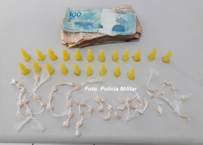 Menores são apreendidos com drogas na vila Barros