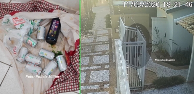  Imagens flagram homem tentando invadir casa para furtar