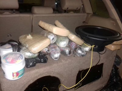 Empresários são presos com 13 kg de drogas