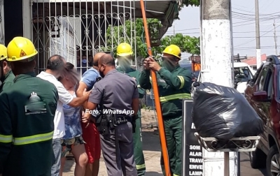 Corte de energia termina em confusão e vai parar na polícia, em Marília 