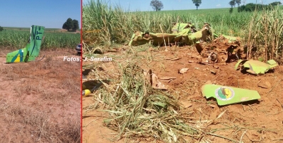 Piloto morre ao bater aeronave em rede elétrica, na região