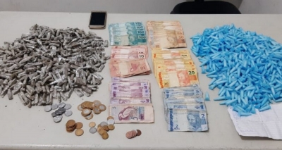 Rapaz é preso com mais de 2kg de drogas na Vila Barros