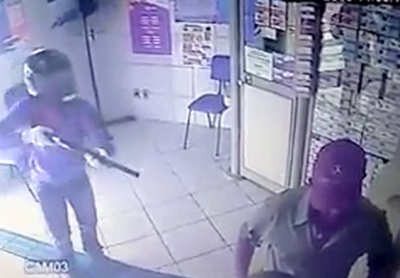 Bandidos armados de espingarda assaltam lotérica na região