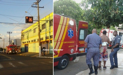 Ocorrências de incêndio e agressão mobilizam Bombeiros