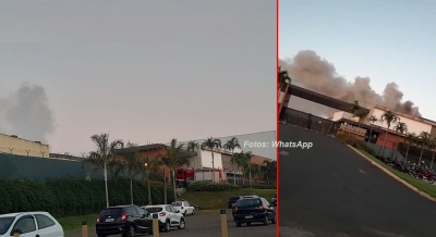 Incêndio em indústria de alimentos na zona Norte mobiliza Bombeiros