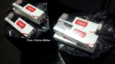 Contrabando de cigarros: homem é preso pela Polícia Militar