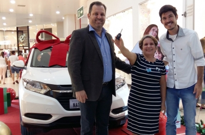 Aposentada ganha HR-V em sorteio