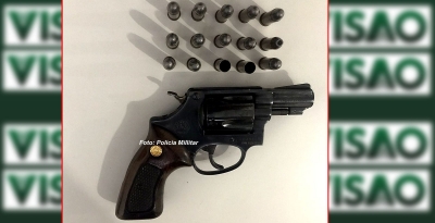 PM recupera arma que havia sido furtada na zona rural de Garça