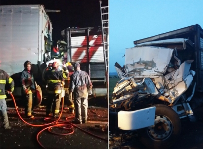 Motorista fica gravemente ferido em acidente 