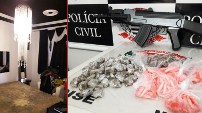 Traficante escondia muito luxo e drogas em favela na zona Sul