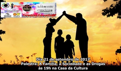 Psicólogo faz palestra sobre família e as drogas