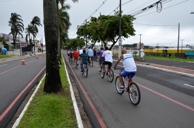 Ciclofaixa terá novidade neste domingo