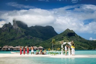 Casamento dos sonhos no Tahiti