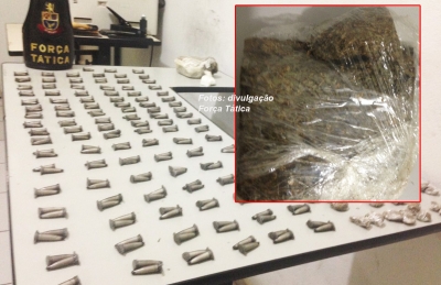 Adolescente é detido com drogas em sala de aula