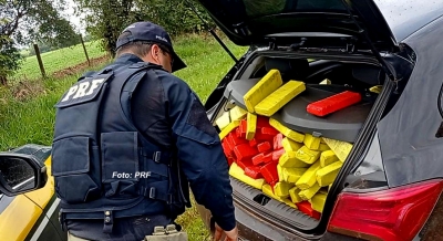 PRF apreende quase meia tonelada de maconha