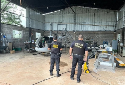 Aeronave usada por quadrilha de tráfico internacional de drogas é apreendida na região