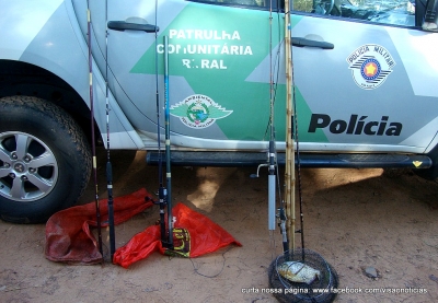 Polícia Ambiental flagra seis pescadores