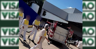 Princípio de incêndio mobiliza Bombeiros em fábrica da Dori