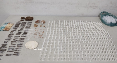 Traficante obeso não consegue fugir da PM e acaba preso