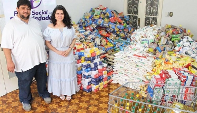 Carnaval arrecada quatro toneladas de alimentos em Marília