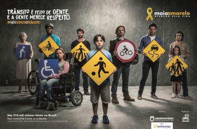 Entrevias integra campanha Maio Amarelo pela segurança no trânsito