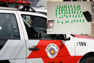 Menores são detidos com drogas na zona norte