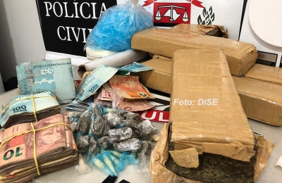 Traficantes são presos com drogas em Marília. Guardavam dinheiro até no berço