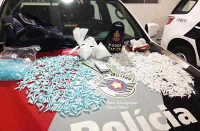 Força Tática intercepta carregamento de drogas