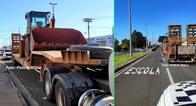 Rastreador ajuda a PM a recuperar pá-carregadeira furtada na região 