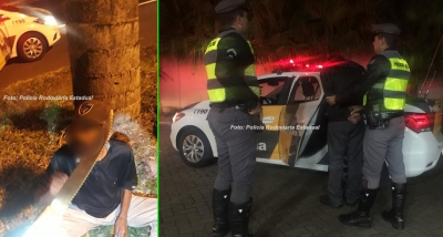 Homem faz ameaças com facão e acaba preso pela Polícia Rodoviária
