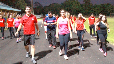 Curso de Educação Física da Unimar participa da semana Be Healthy, promovida pelo Banco Santander