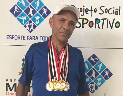 Aurélio Guedes, servidor municipal conquista sete medalhas nos Jogos Regionais de Assis