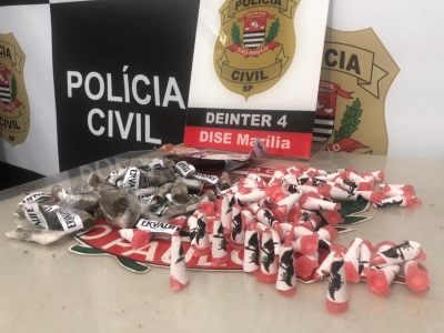 Dise flagra dupla com cocaína e maconha no CDHU