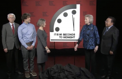 Relógio do Juízo Final chega mais perto do apocalipse
