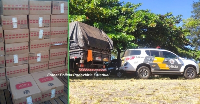 Polícia Rodoviária prende trio com cigarros contrabandeados