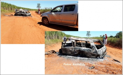 Veículos batem e motorista morre carbonizado