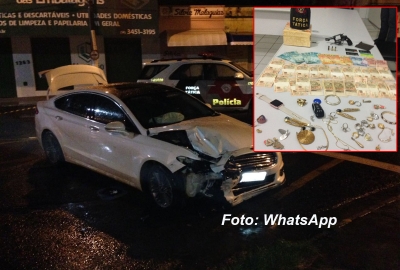 Roubo e sequestro em condomínio de luxo terminam em perseguição, tiros e dois presos