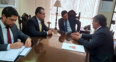 Prefeito Daniel Alonso é recebido em audiência pelo ministro Sérgio Moro