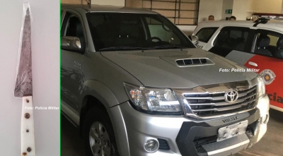 Criminoso que assaltou mulher e ameaçou criança com faca pretendia fugir para SP