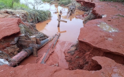 Chuva causa estragos em Marília e afeta abastecimento de água