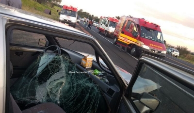 Grave acidente é registrado na SP-294