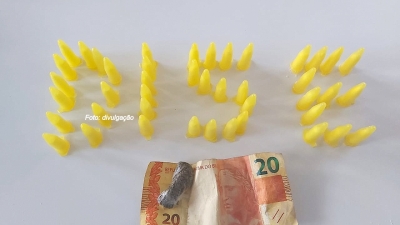 Rapaz é preso pela DISE com drogas na zona norte