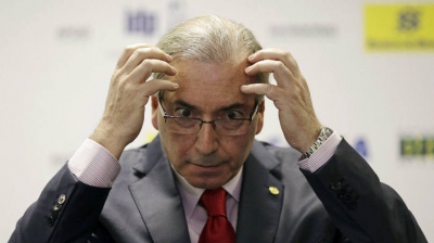 Câmara cassa mandato de Eduardo Cunha por 450 votos a favor e dez contra