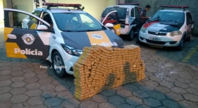 Polícia apreende mais de 200 kg de maconha na região