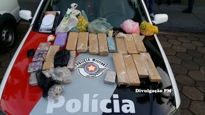 Polícia Militar faz grande apreensão de drogas