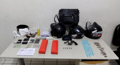 Trio é preso pela PM acusado de tráfico de drogas e assaltos em Marília