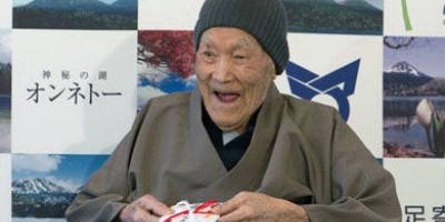 Guinness elege japonês como o homem mais velho do mundo. Quantos anos ele tem?