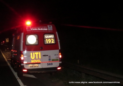 Homem é atropelado na SP-294